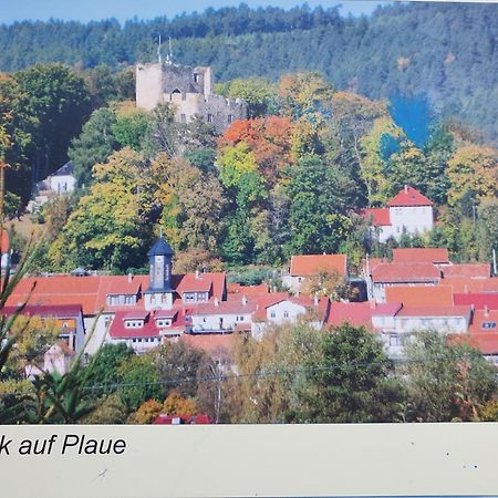 Ferienwohnung Burgblick Plaue  Esterno foto
